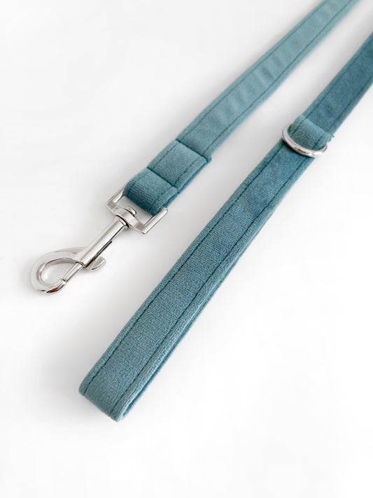 Lead | Fabric - Blue Topaz Velvet